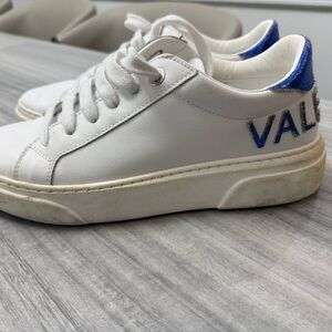 Valentino White and Blue Sneakers size 10